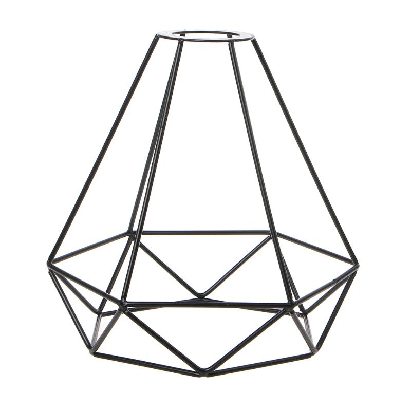 Lámpara colgante decoración industrial jaula de alambre estilo Retro jaula de pájaros estilo techo Metal fácil ajuste para el hogar