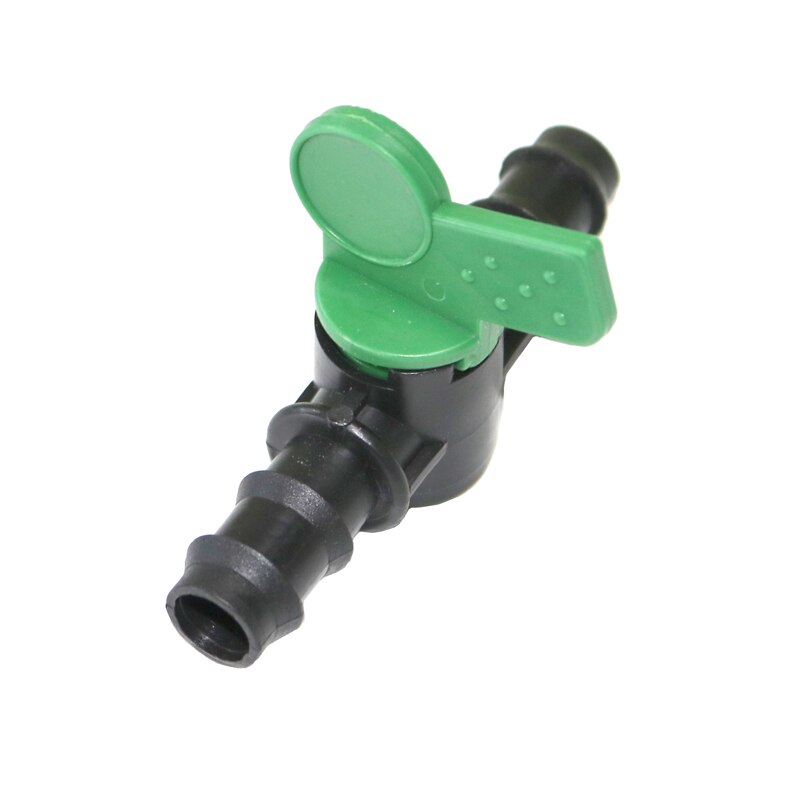 Interruptor de Control de 20 piezas recto para jardín y agricultura, MANGUERA DE AGUA, sistema de riego para verduras, válvulas de cierre, herramienta de conexión