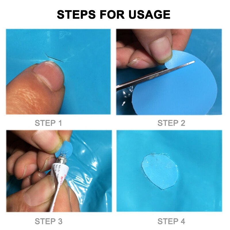 Newly 10PCS PVC Glue for Air Mattress Inflating Air Bed Boat Sofa Repair Kit Patches Glue BN99