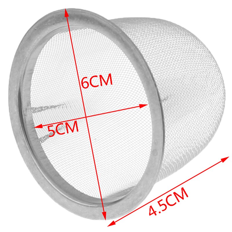 Herbruikbare Diameter Rvs Mesh Thee-ei Zeef Theepot Tea Leaf Spice Filter Drinkware Keuken Accessoires 5-9.5 Cm: 6cm