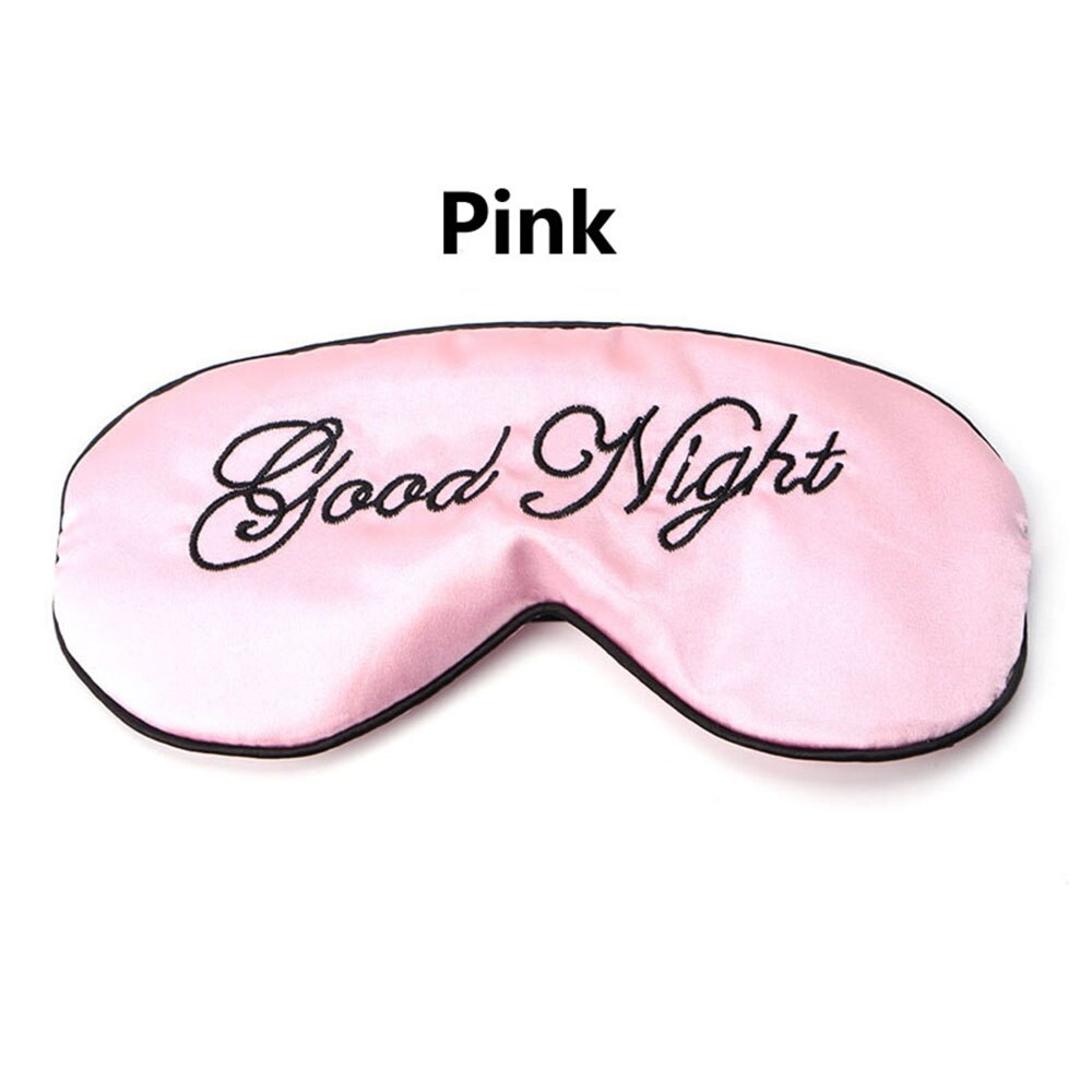 Cute Soft Mask Sleep Relax Aid Eye Mask Eye Shade Cover Comfort Health Blindfold Padded Shade Nap Shield Eye Care Travel: Pink