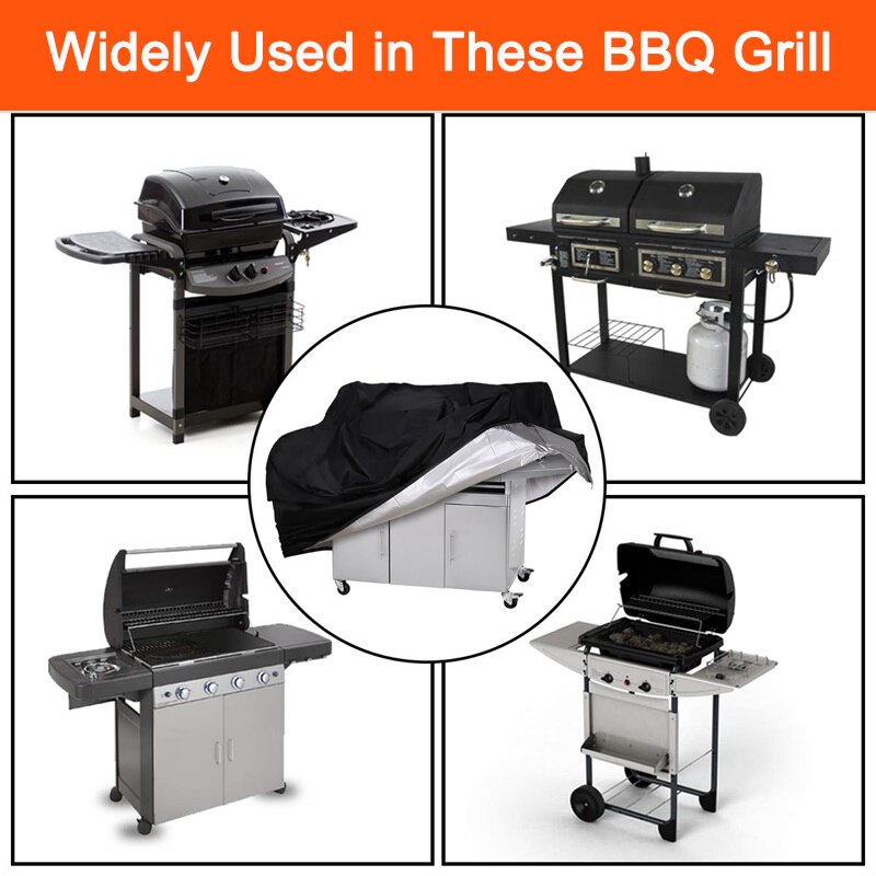 8 Maten Buiten Barbecue Hoes Stof En Waterdichte Weber Zware Barbecue Hoes Regen Proof Buiten Barbecue Cover Rond