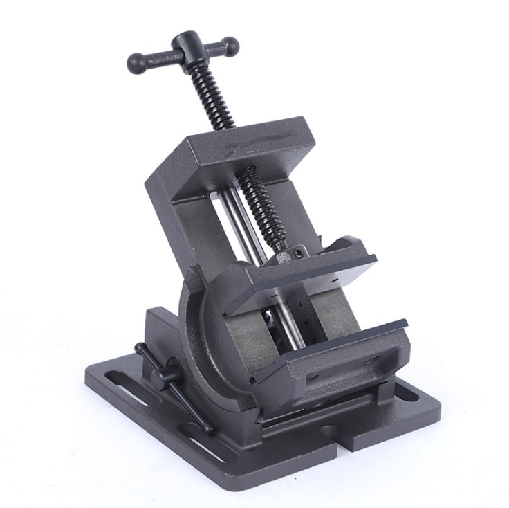 3 Inch Vice Clamp Tilting Drill Press Vise 0-90 Degree Tilt Heavy Duty Guide Rod Clamp Tornillo DE Banco Tilting Vise
