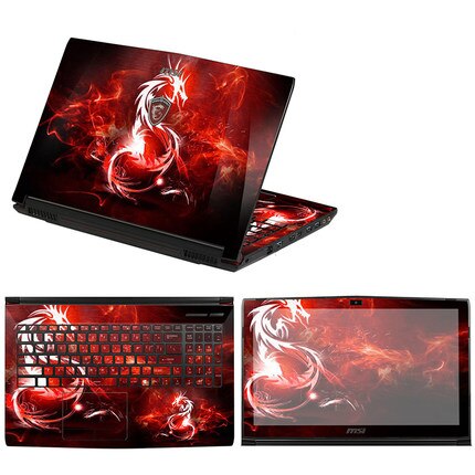 Laptop Stickers Fit For MSI Laptop GT780 17.3" GT780DX-669CN/230NL/834CN DIY Vinyl Laptop Protective Fim For MSI GT780DX Skins: Option 9