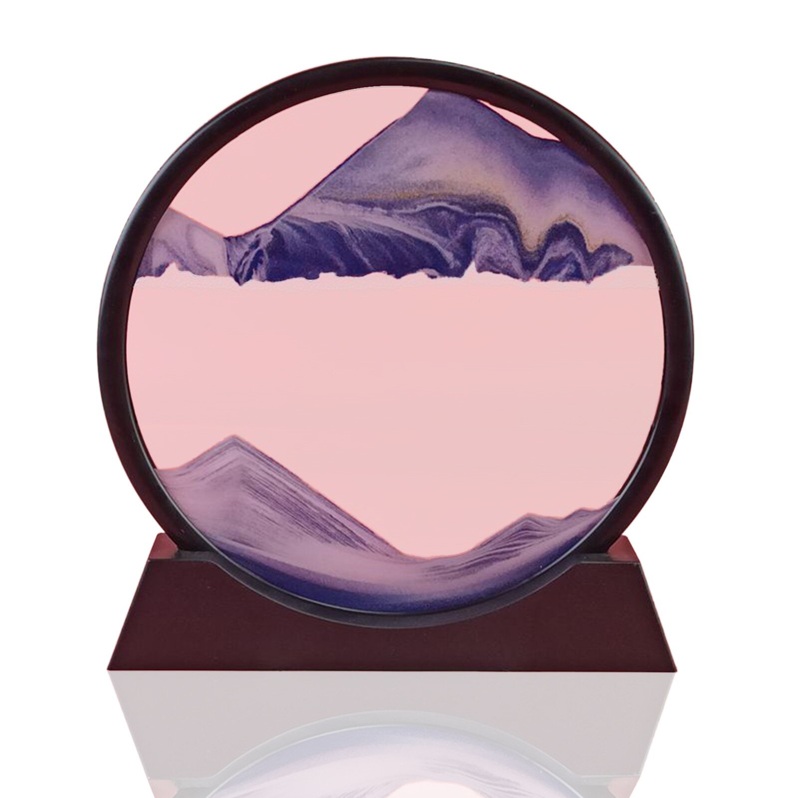 4 #100Ml Zandloper Bewegende Zand Art Liquid Vloeiende Zand Art Landschap Zand Foto Desktop Frame Decoratie Quicksand Schilderen: H