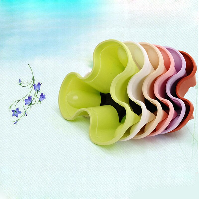 Plastic Stackable Vertical Flower Plant Pot Seedling Holder Garden Planter Decor Suitable For Growing ,Herbs Flowers, Strawberry