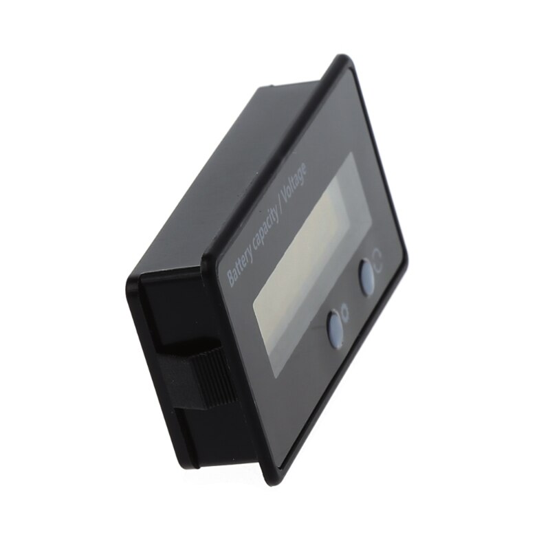 Indicador de capacidad de batería de litio de plomo ácido LCD, voltímetro, probador de voltaje, 8-70V