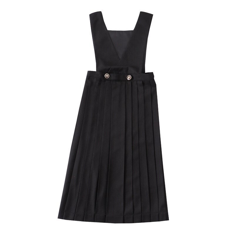 Anbenser japonés-vestido sin mangas para mujer, traje de tirantes para chica, uniforme de escuela secundaria JK, uniforme de clase, ropa para estudiantes