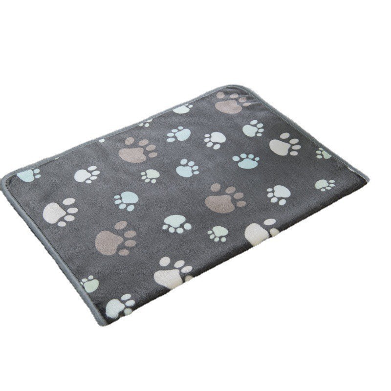 Zachte flanellen huisdierdeken voor honden, katten, schattige pootafdruk, warme mat, kleine, middelgrote honden, katten, deken, wasbare huisdierbenodigdheden