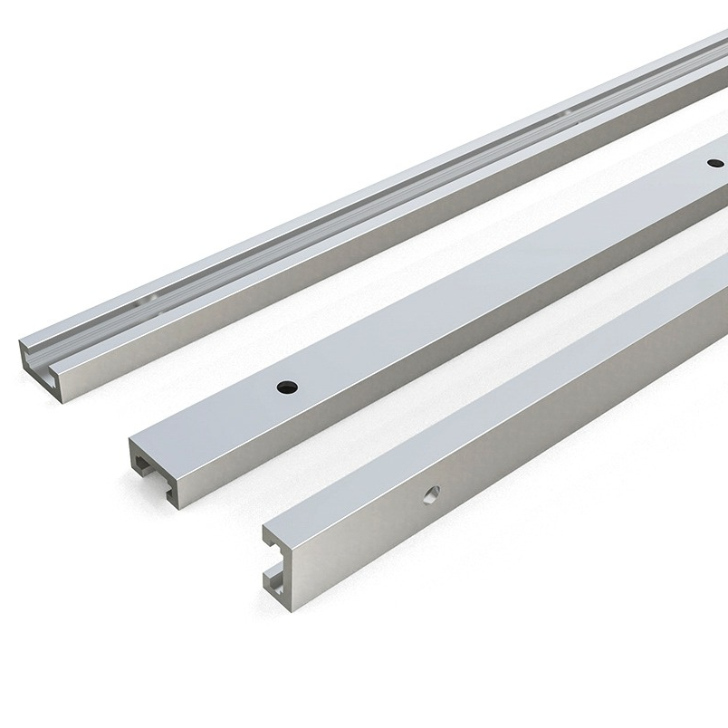 Type 19 T Track Aluminium Woodworking T-slot Slide Track Miter Aluminium Alloy T-Track for Woodworking Saw/Router Table