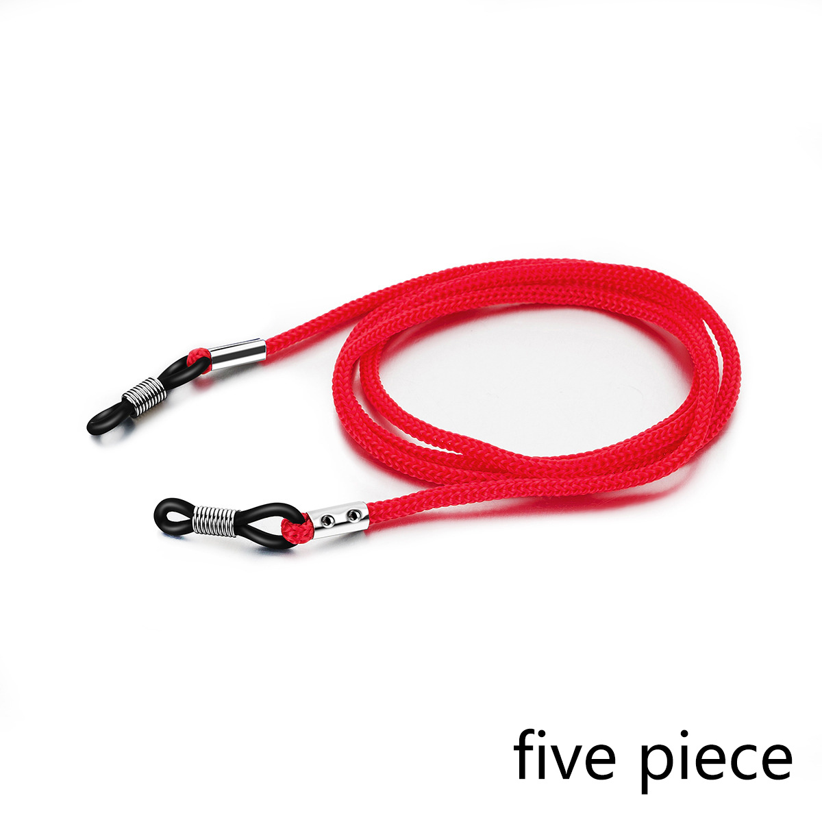 Soporte de correa para gafas ajustable de 5ps, cuerda antideslizante para gafas, cordón de cadena para gafas de sol deportivas, retenedor de gafas para mujeres y hombres