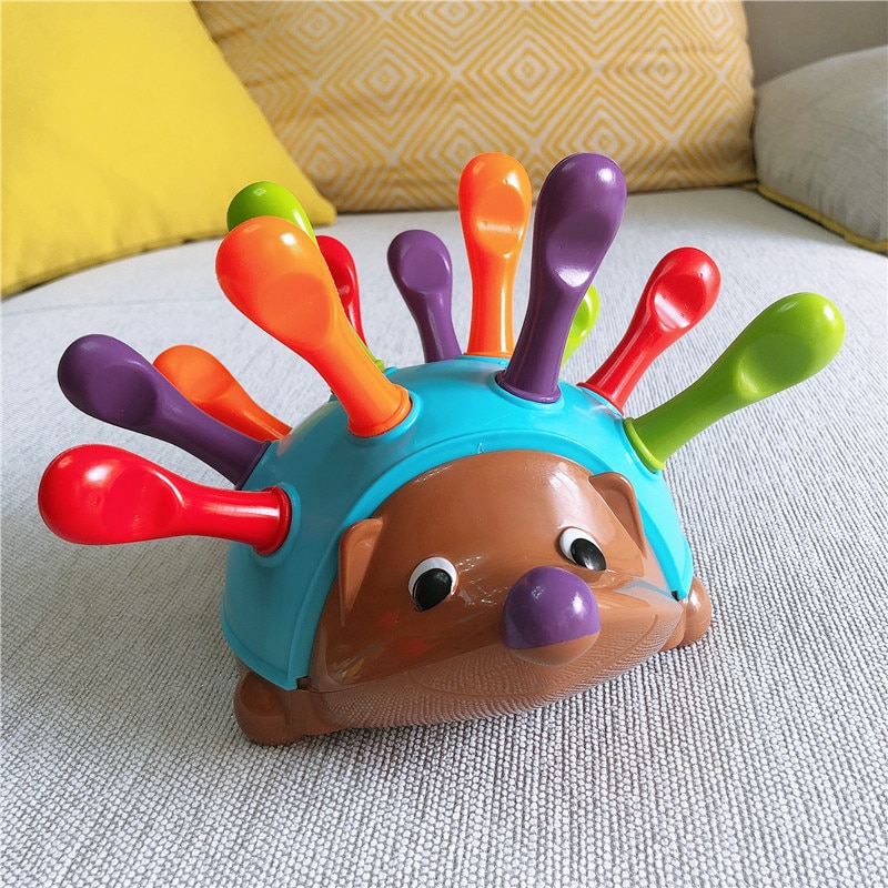 Baby Speelgoed 13 -24 Maanden Egel Sorter Kleur Stapelen Speelgoed Voor Kinderen Vroege Onderwijs Leren Interactieve Egel Speelgoed