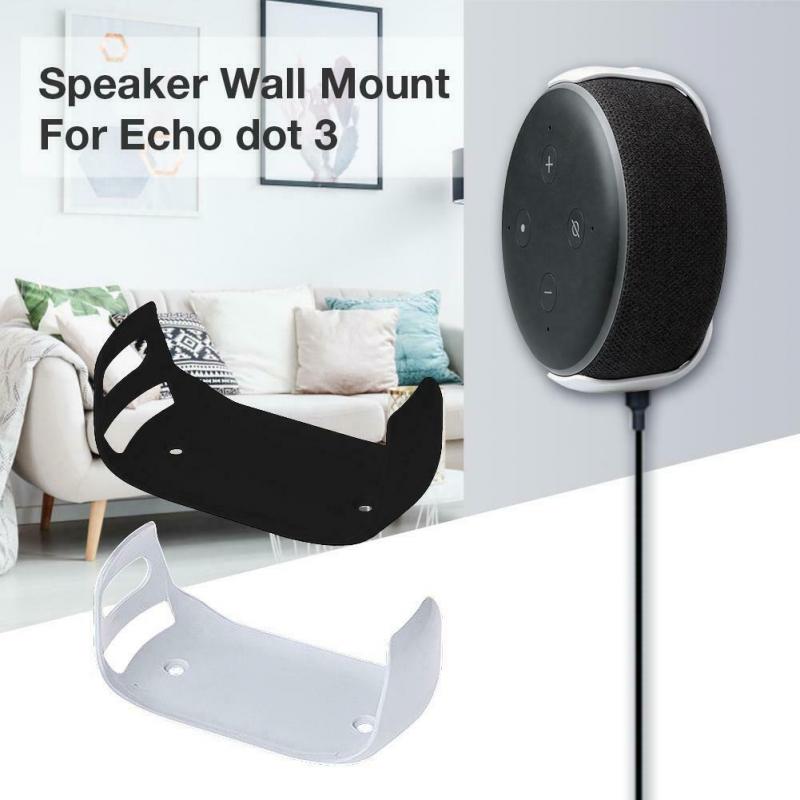 Speaker Accessories Wall Mount Intelligent Audio Bracket Outlet Mount Hanger Holder For Echo Dot 3 Portable Audio Video