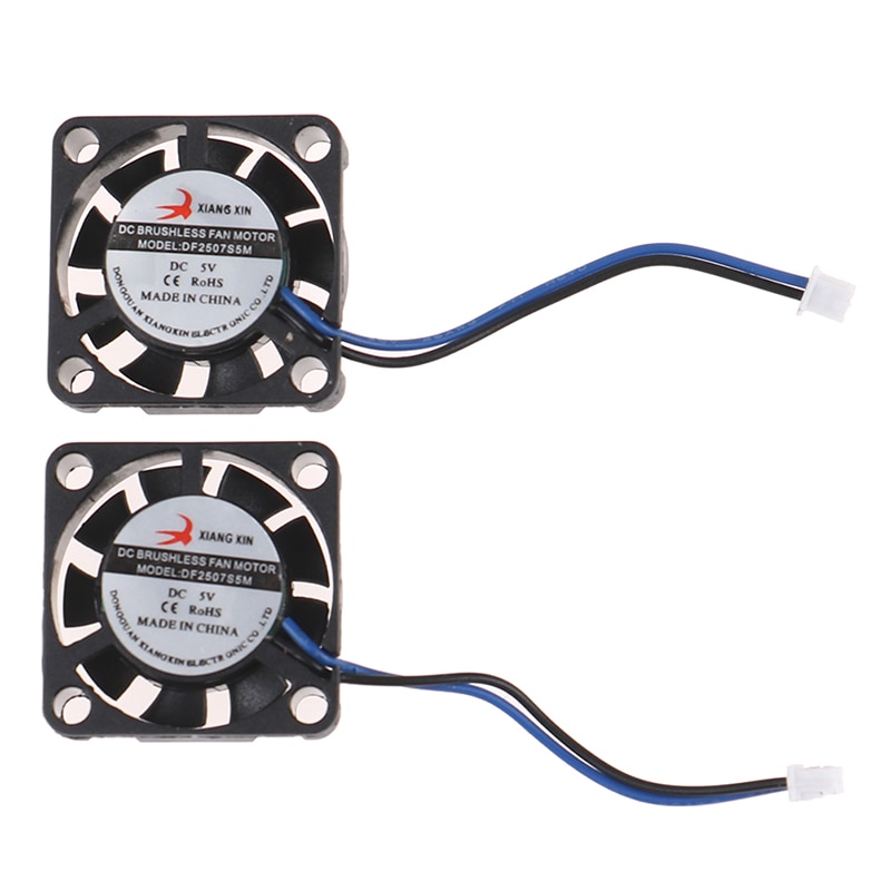 Ultra-Miniatuur Borstelloze Ventilator Elektrische Dc 5V 6V 2507 Mini Micro Tiny Cooling Fan Nieuw