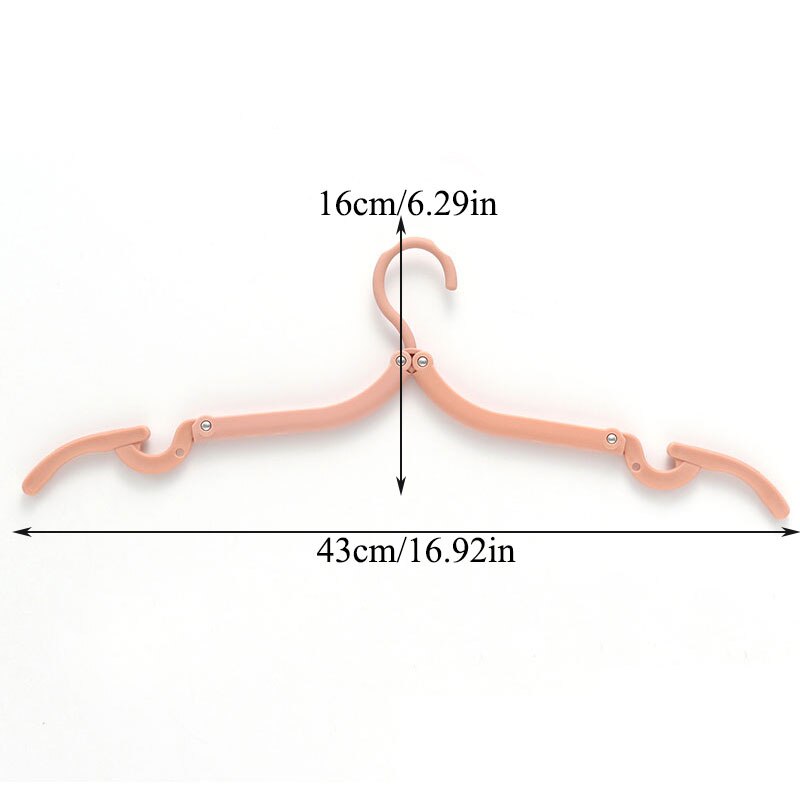 Portable Folding Clothes Hanger Multifunction Magic Stretch Drying Rack Home Wardrobe Storage Rack Women Travel Clothes Hanger