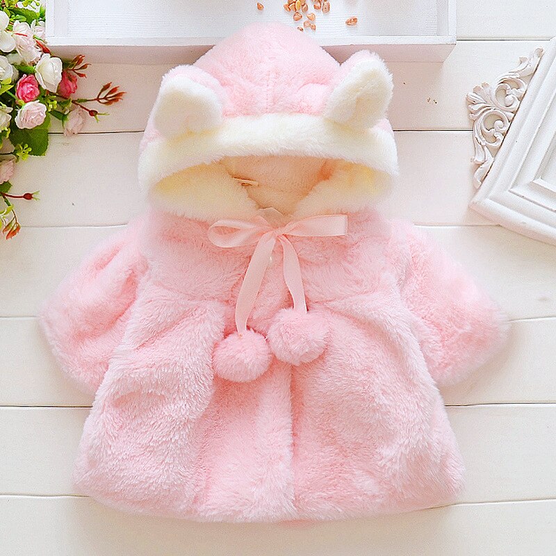 Monopetto Esplosione di Inverno Bambini Giacca Outwear Solido Parka Vestiti Del Bambino Del Bambino Della Principessa Del Cappotto Delle Ragazze Del Cappotto di Spessore Vestiti Del Bambino: 2 / 9m