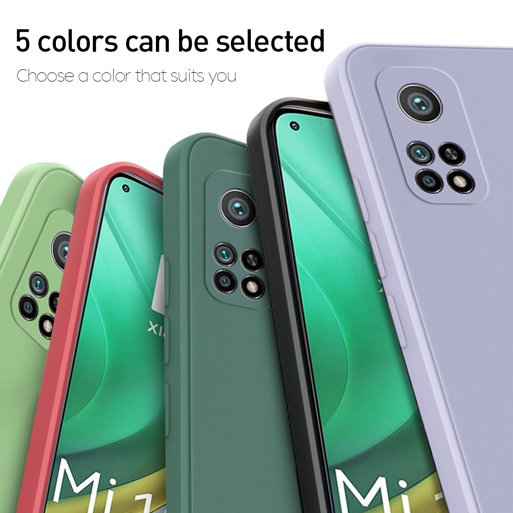 Funda de silicona líquida Original para xiaomi mi 10 t pro mi10t 10 t pro mi10tpro xaiomi 10tpro