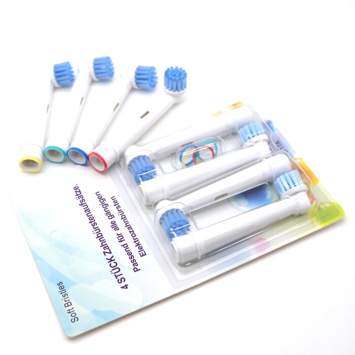 4 Stuks Tandenborstel Hoofd Precision Clean Vervangbare Opzetborstels Voor Oral B Type Rotatie Elektrische Tandenborstel Zes Type Ho