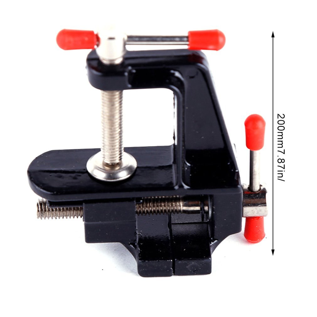 Aluminium Legierung Kompakte Mini Tisch Schraubstock35mm Schraubstock Kleine Flachzange Tisch Schraubstock Mini Diy Haushalt Kleine Schraubstock