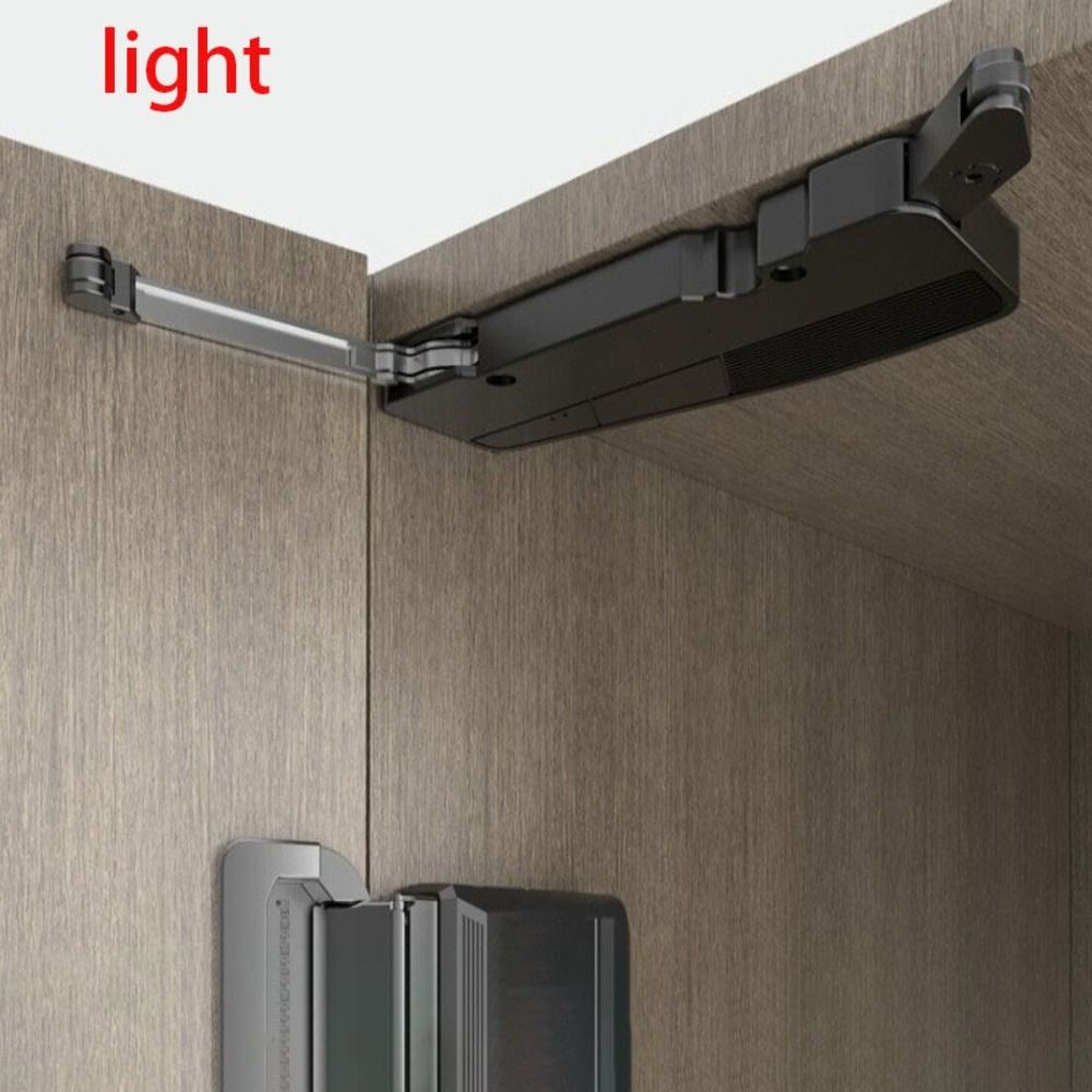 One-touch Opening Push To Open Cabinet Catches Soft Opening System Free Handle Hidden Cabinet Handles Quiet Operation Adjustable: Gold