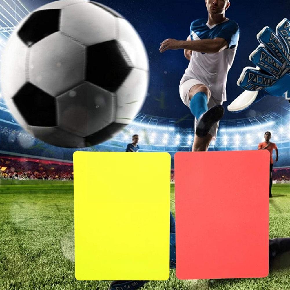 Permanent professional football football referee red yellow cards football game training referee pvc equipment for football game accesso  y9 n 8
