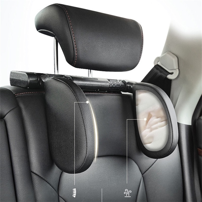 Car Seat Headrest Pad Neck Pillow For Genesis G70 G80 G90 Equus Creta KONA Enduro Intrado NEXO PALISADE HDC-2 Grandmaster