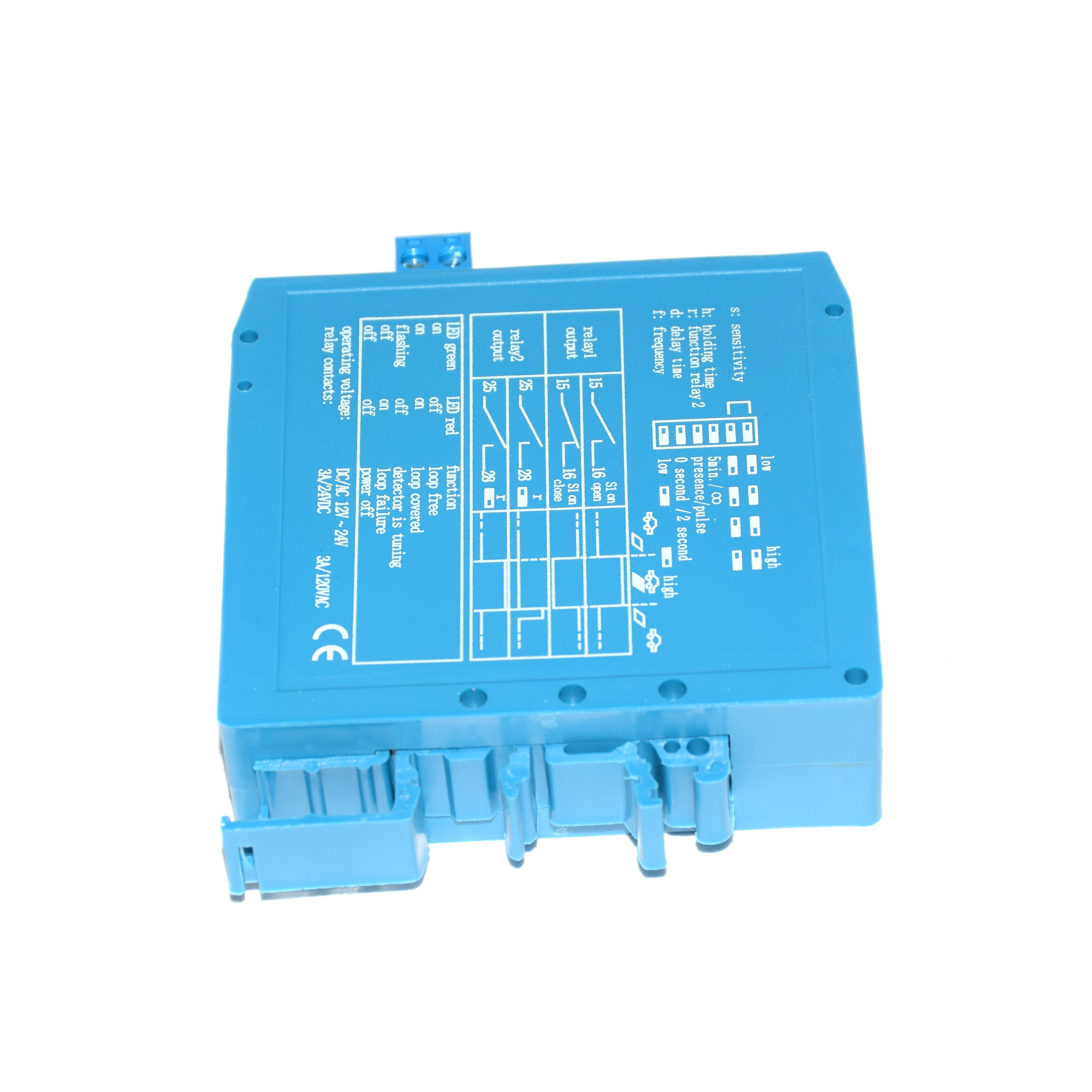 DC 12V 24V 1 channel loop detector with 50m loop Coil wire