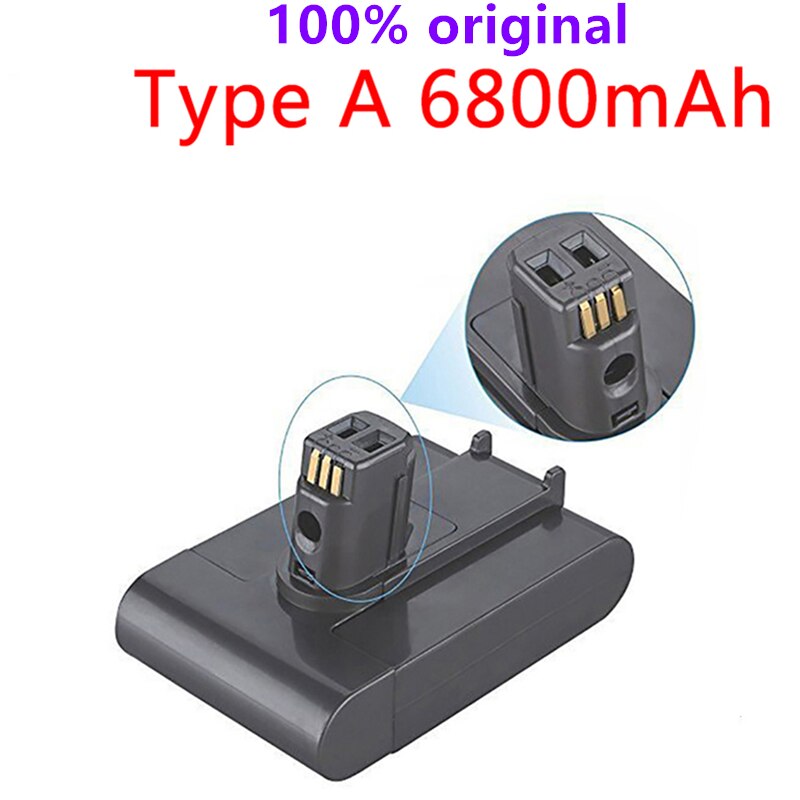 Neue 22,2 V 68000mAh lithium-akku für Dyson DC31 DC34 DC35 DC44 DC45 tier staubsauger batterie (typ A): A22.2V6800
