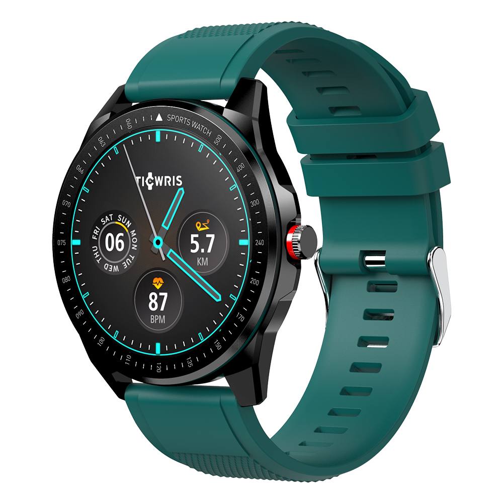 Ticwris rs smartwatch herre  ip68 vandtæt pulsmåler sport fitness track bluetooth 5.0 smart watch til android ios