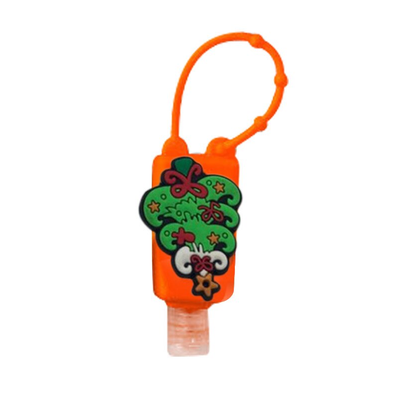 5pcs Mini Washing Gel Bottle Hand Sanitizer Portable Bottle for Kids School Bag Chain Key Handwashing Fluid Bottle 30ml