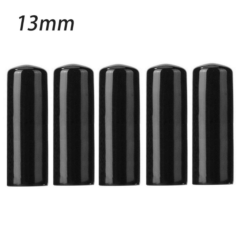 5pcs 10/12/13/14mm Plastic Pool Cue Tip Protector Indoor Club Pub Family Game Snooker Billiard Accessories: 13mm