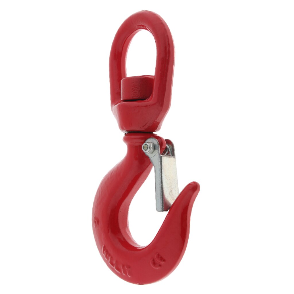 1 Ton Legering Staal Oog Haak Om Swivel Met Veiligheid Catch Hijshaak