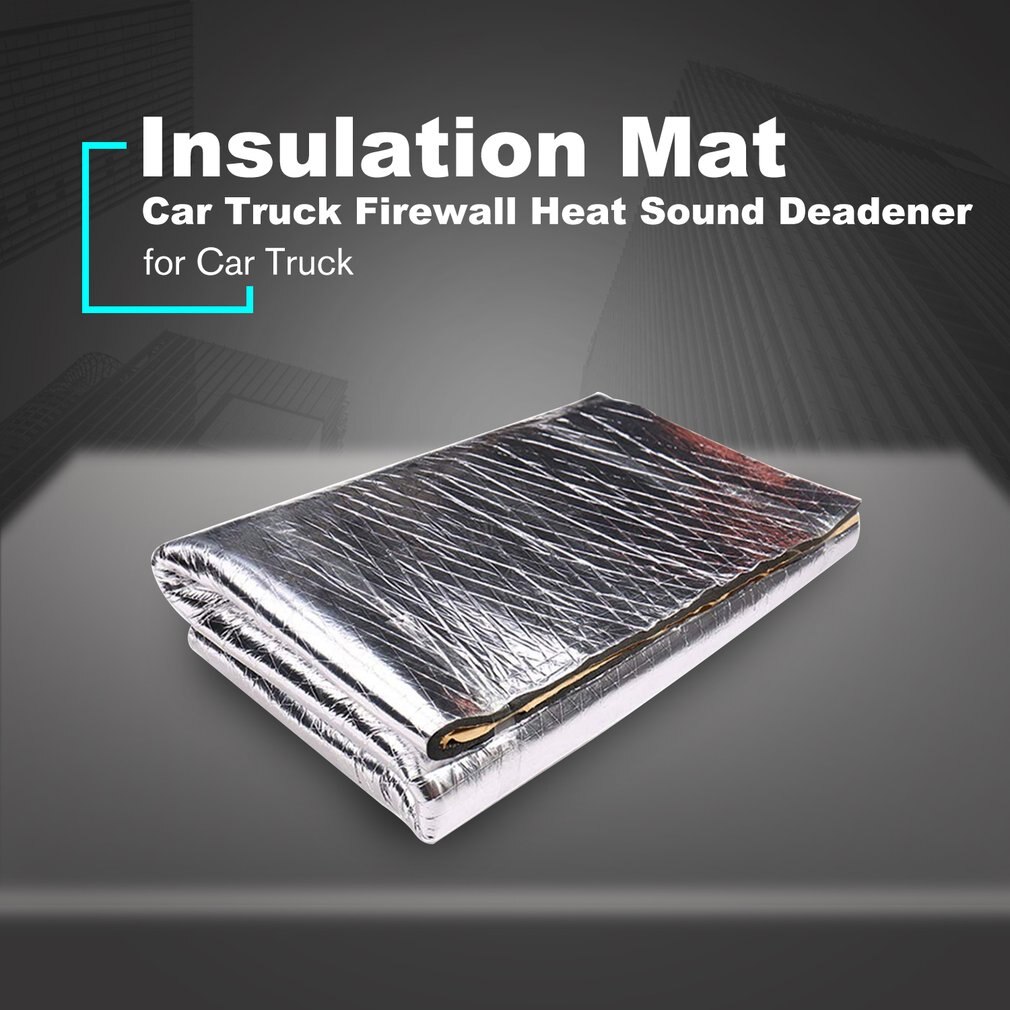 Car Truck Firewall Heat Sound Deadener Insulation Mat Noise Insulation Wool Car Heat Sound Thermal Proofing Pad