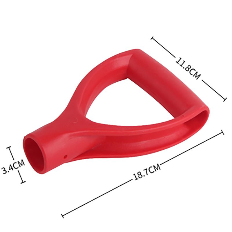Plastic Grip Sneeuw Schop Handvat Vervanging T / D Vormige, Schop Grip Handvat, 33Mm/34Mm Binnendiameter Voor Graven Harken Gereedschappen