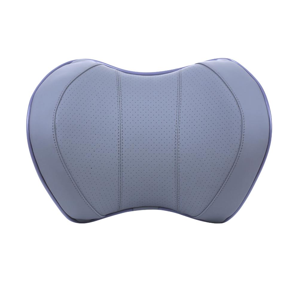 Car Seat Head Neck Rest Massage Auto Pillow Space Memory Neck Headrest Car Cover Vehicular Pillow Seat Headrest Accessories: Gray