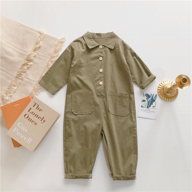 2 3 4 5 6 7 Jaar Peuter Baby Overalls Koreaanse Casual Jumpsuit Voor Meisjes Lente Herfst Kids kleding Kind Broek