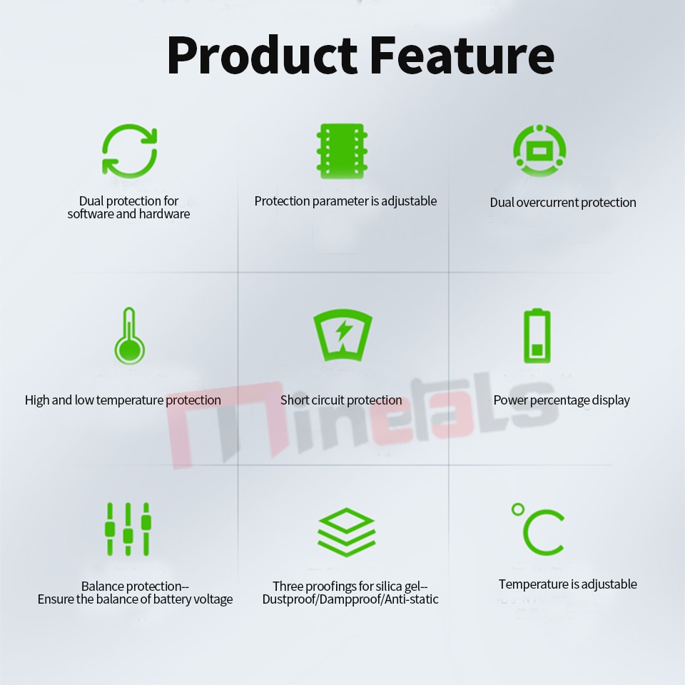 3s 12v li-ion battery BMS Bluetooth common 18650 polymer ternary solar energy street lamp UART/485 overcharge overdischarge