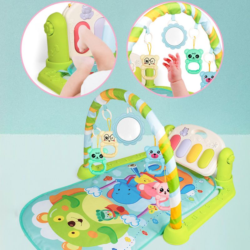 Baby Music Piano Keyboard Play Rack Kids Carpet Play Mat Pad Early Education Gym