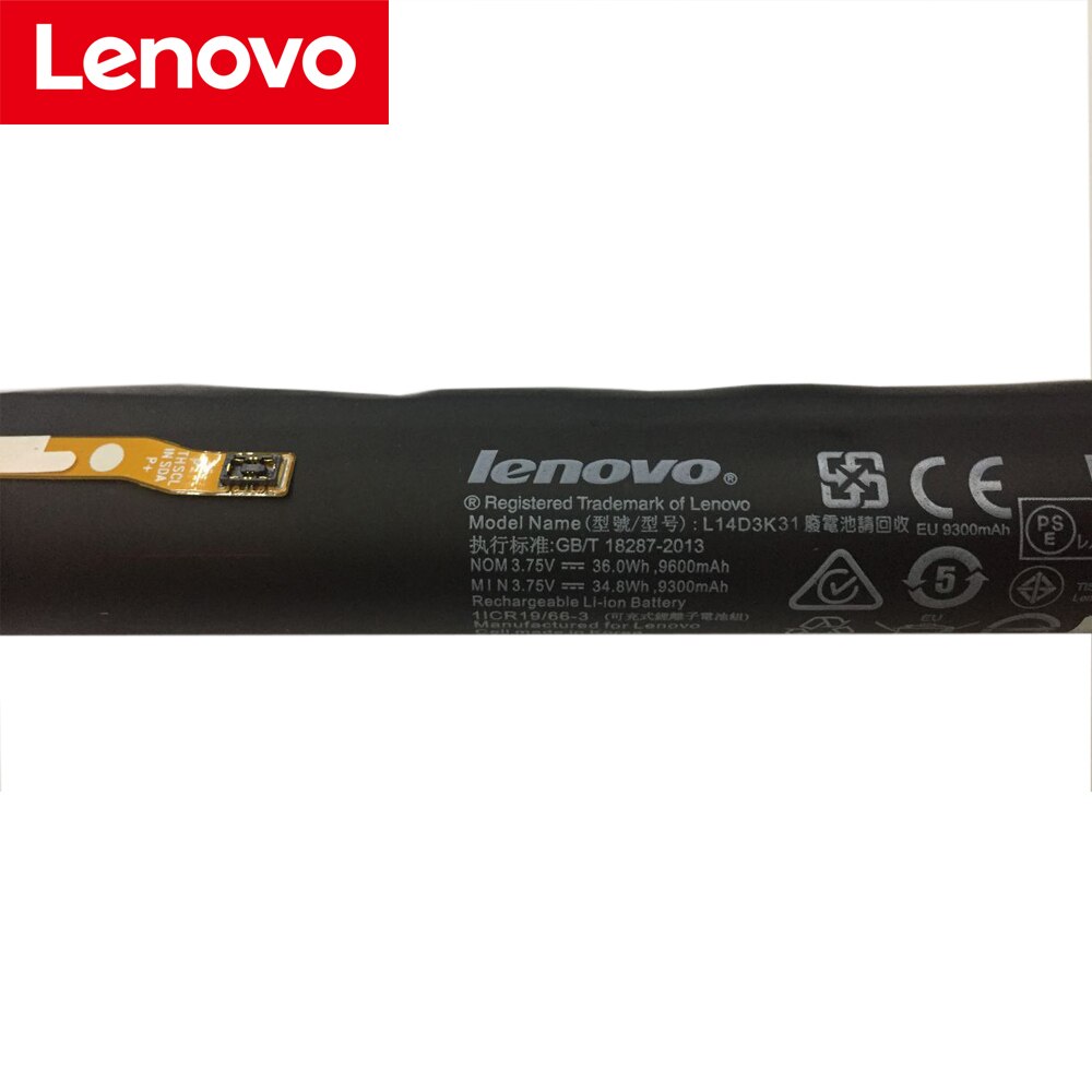 Original Lenovo Yoga Tablet 2 1050L 1050F 2-1050F 2-1051F 2-1050L 2-1050LC 2-1051L Yt2-1050 L14D3K31 L14C3K31 Battery