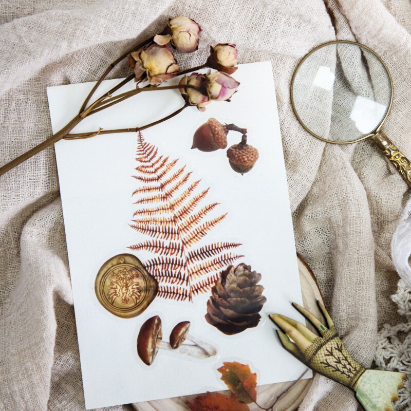 40pcs Flowers Collection Cute Japanese Stickers Pack Kawaii Cartoon Sticker Set For Planner Journals Diary Scrapbooks