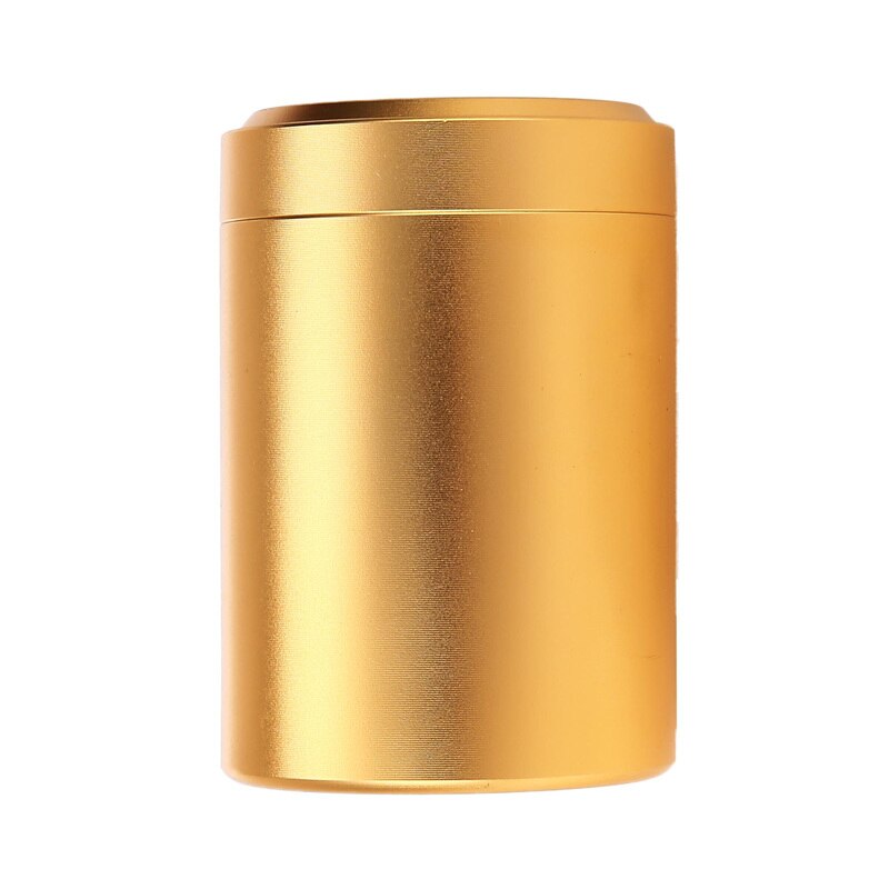 Podróż herbata Stash słoik hermetyczny zapach dowód metalowe zioło może przenośny pojemnik aluminium ziele Stash metal zapieczętowany Móc pojemnik na herbatę