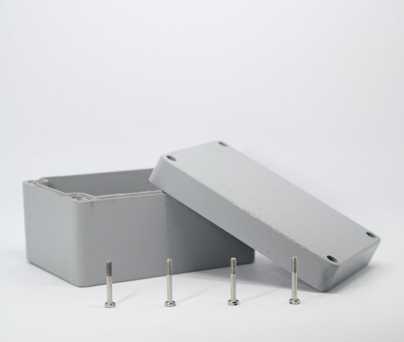 150*100*80 Mm Aluminium Elektrische Terminal Bedrading Sluit Junction Box Algemene Metalen Project Behuizing, Slijtvast