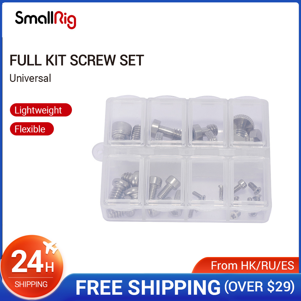 SmallRig 1/4 ", 3/8", M2, M2, 5, M3, M4 pełny zestaw zestaw śpocierać robić klatek kamery akcesoria robić montażu i uchwytów i płyt DIY takielunek - 2326