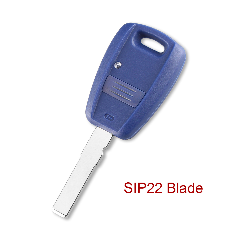 Dandkey Autosleutel Cover 1 Button Remote Key Case Voor Fiat Punto Doblo Bravo Transponder Auto Sleutel Shell SIP22 Blade/GT15R Blade: SIP22 blade