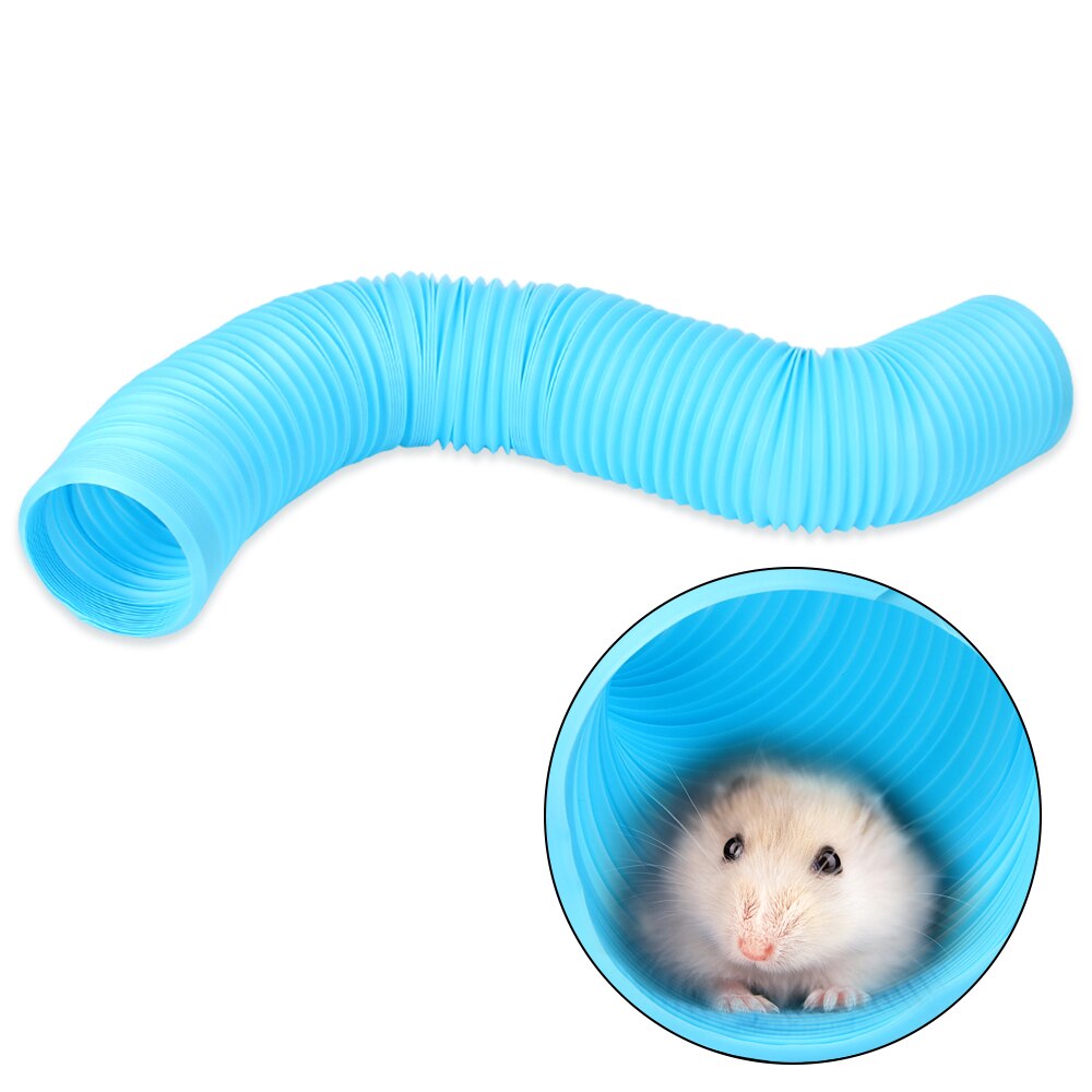 Oefening Buizen Pet Inklapbare Play Tunnel Telescopische Huisdier Fun Tunnel Plastic Cavia Hamster Egel Speelgoed 100Cm Pijp