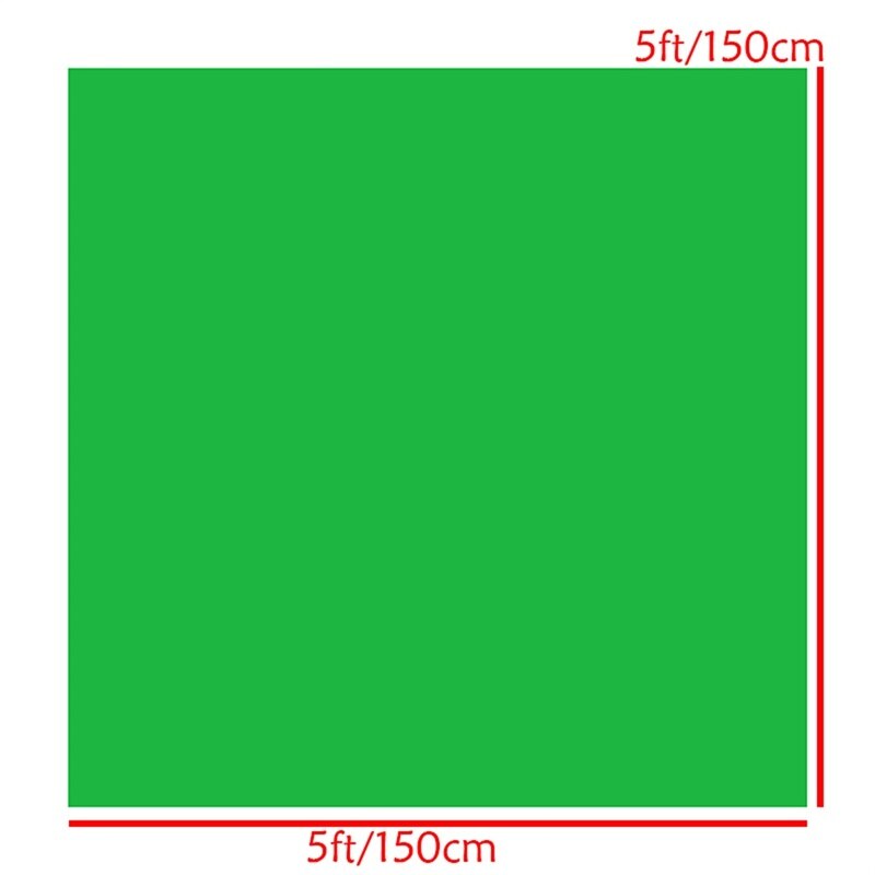 90/100/120/150cm Photography Studio Green Screen Without Stand Chroma Key Background Backdrop Non Woven Photo Booth Backdrop