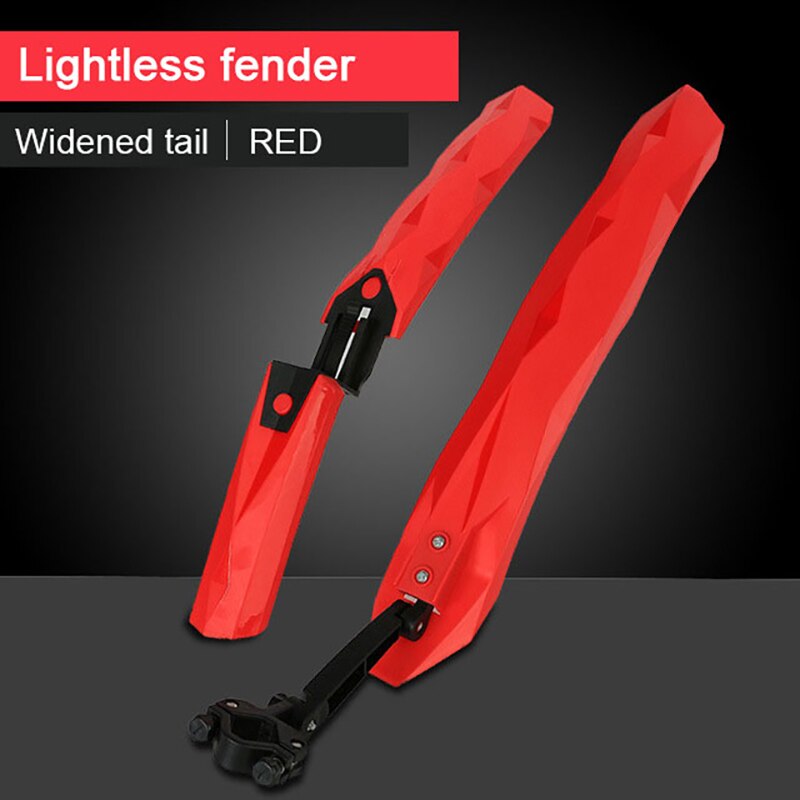 Bike Fender Bicycle Fenders Cycling MTB Mountain Bike Mud Guards Mudguard Wings For Bicycle Bike Accessories Bike Parts 4 Colors: Red