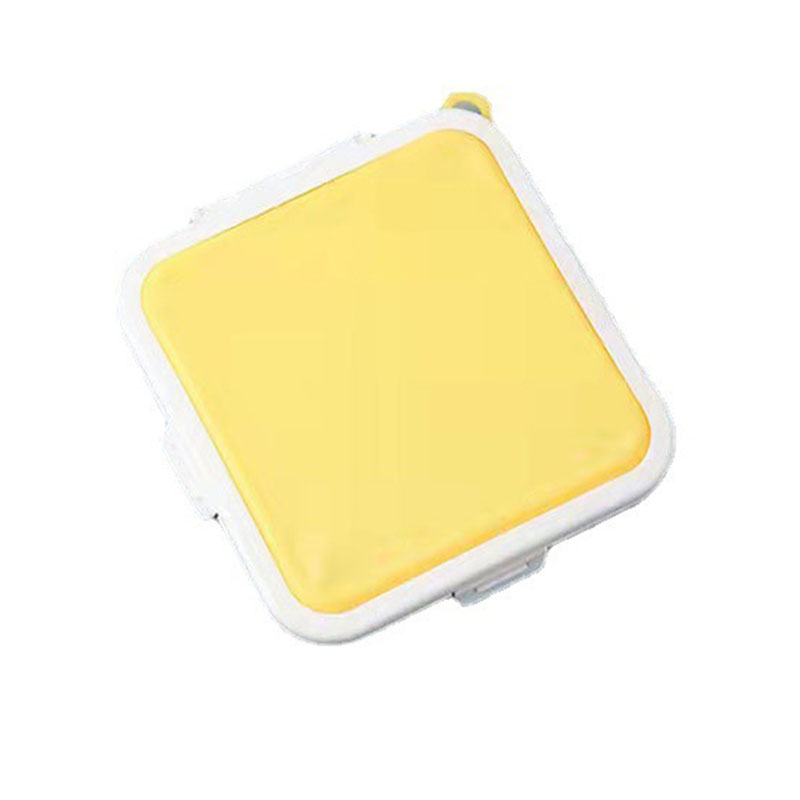 Sandwich Storage Box Silicone Lunch Box Food Storage Case Reusable Microwave Lunch Box Food Storage Container Sandwich Boxes: YL