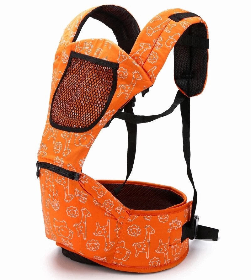 ! cartoon Dier Patroon Baby Rugzak Draagdoek Heupdrager, Baby Houder Voor 3 ~ 40 Maanden Kids, mochila portabebe: chengse