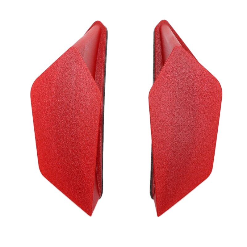 Motorcycle Front Fairing Dynamic Wing Kit Universal Spoiler Downforce Side Fairing Fin for Motorcycle Scooter: Red